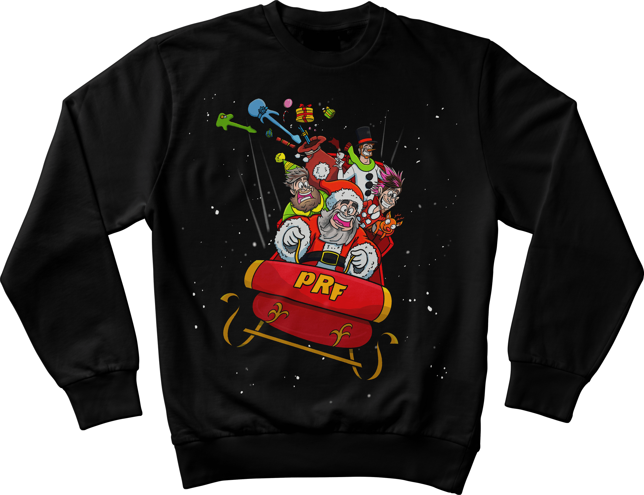 Christmas PRF Crew Neck Apparel Punk Rock Factory 