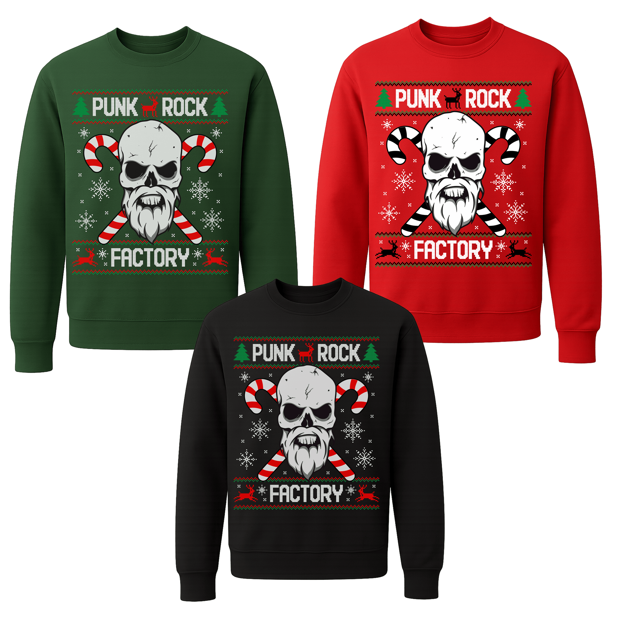 Jingle Belly Jumpers hood Punk Rock Factory 