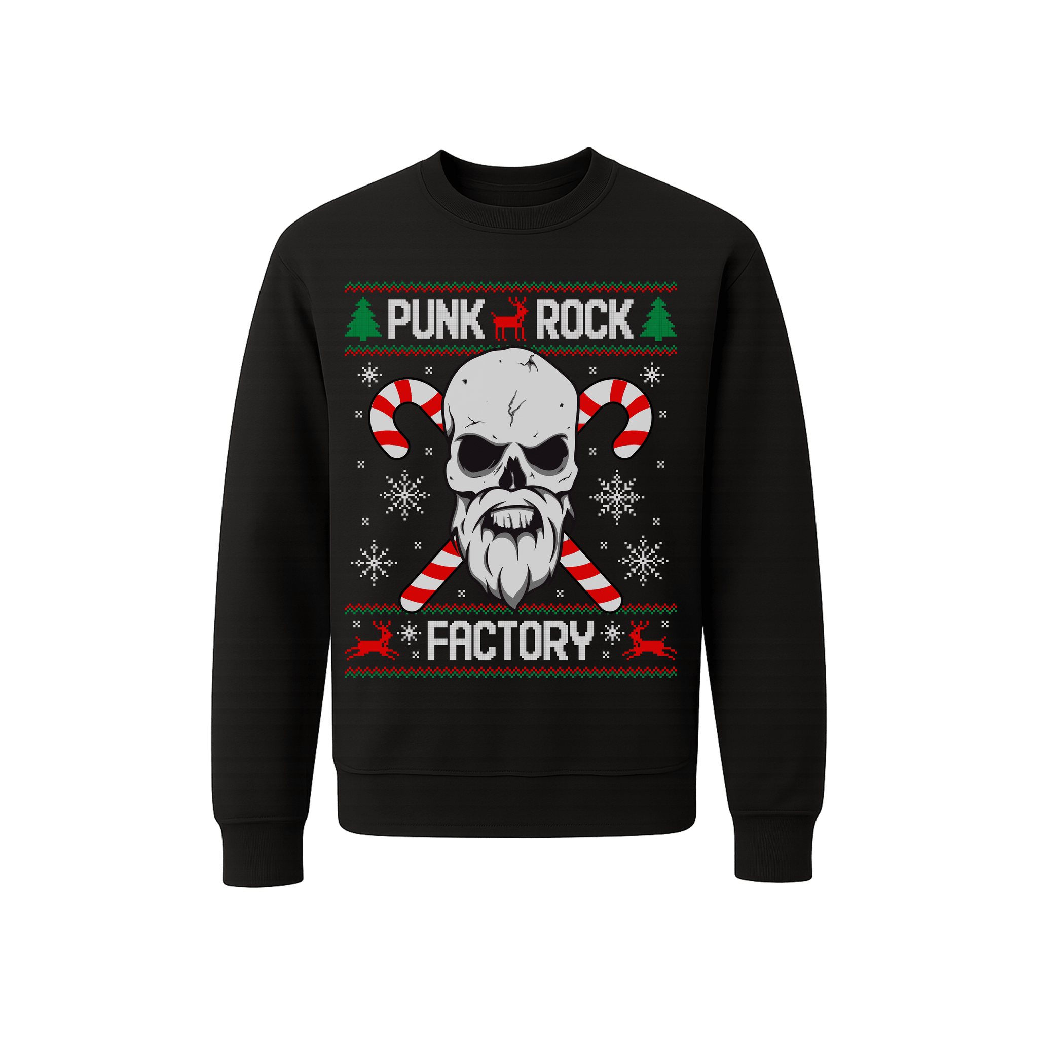 Jingle Belly Jumpers hood Punk Rock Factory Black age 7-8 