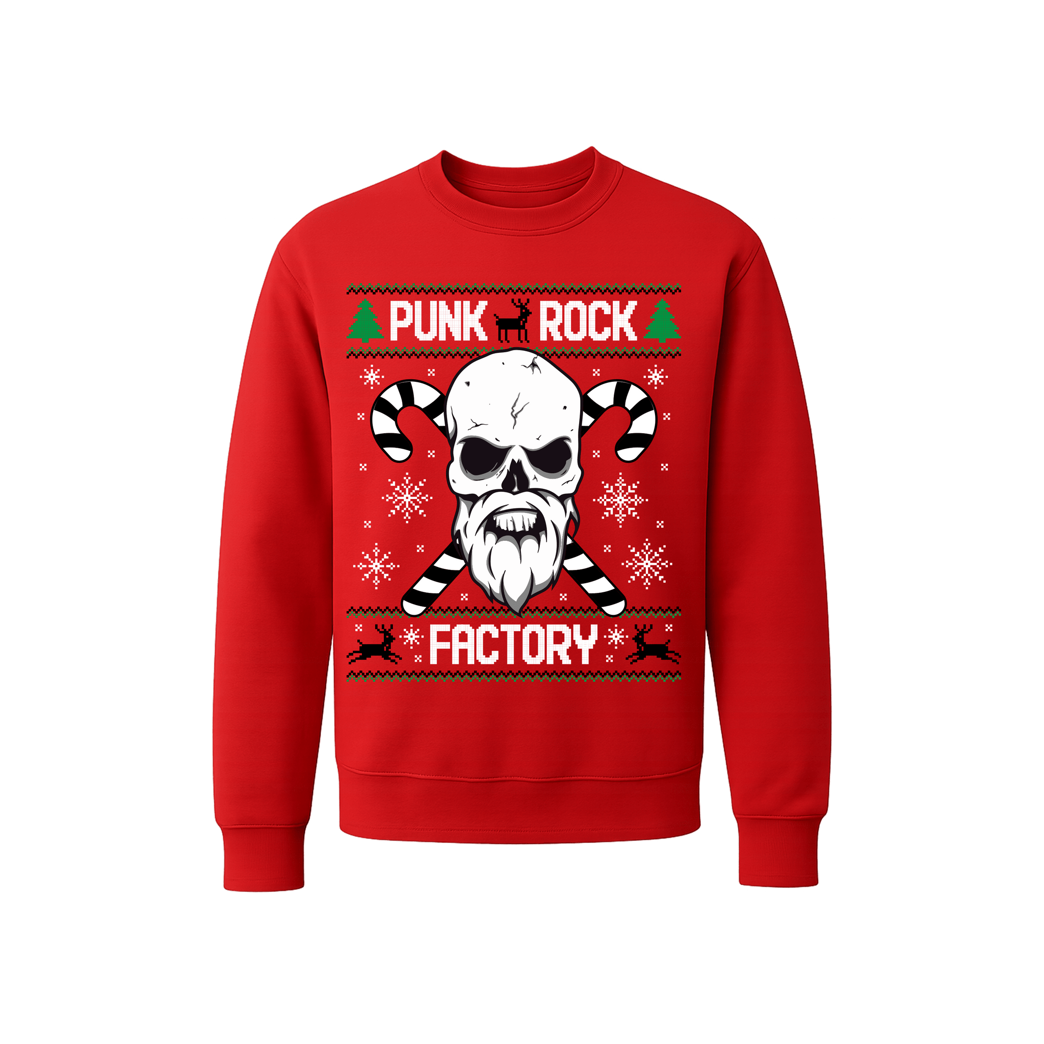 Jingle Belly Jumpers hood Punk Rock Factory Red age 7-8 