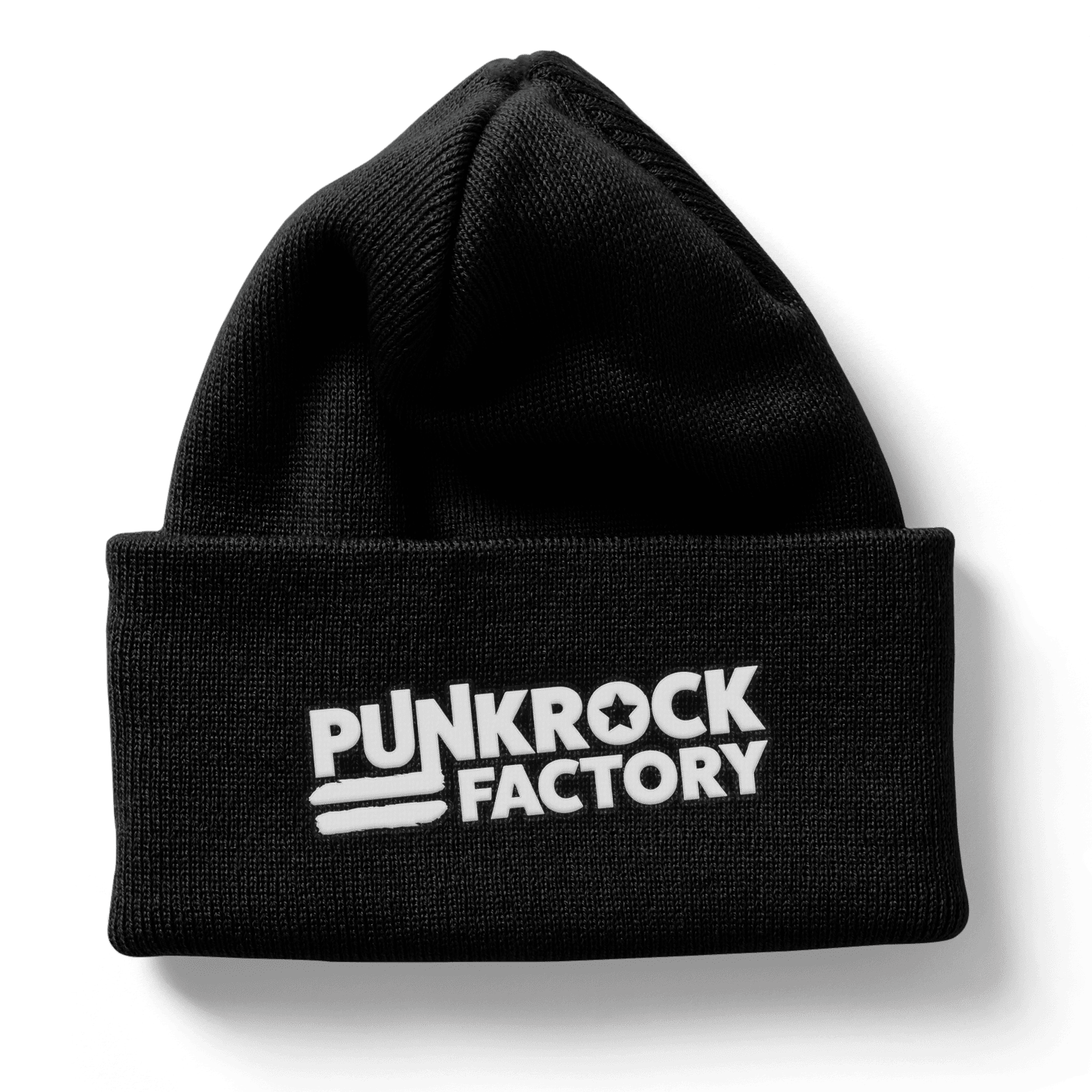 Logo Beanie Punk Rock Factory Black 
