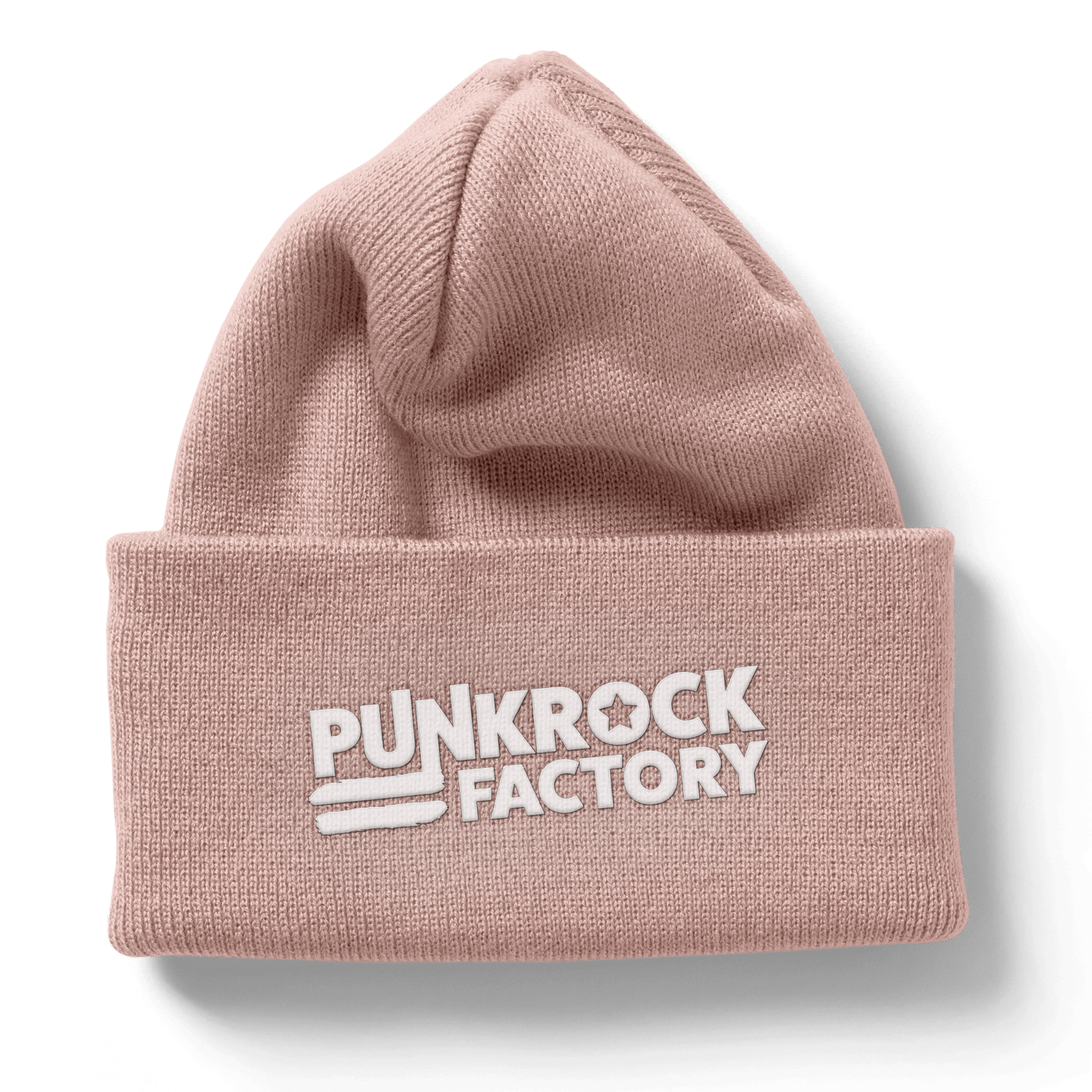 Logo Beanie Punk Rock Factory Blush 