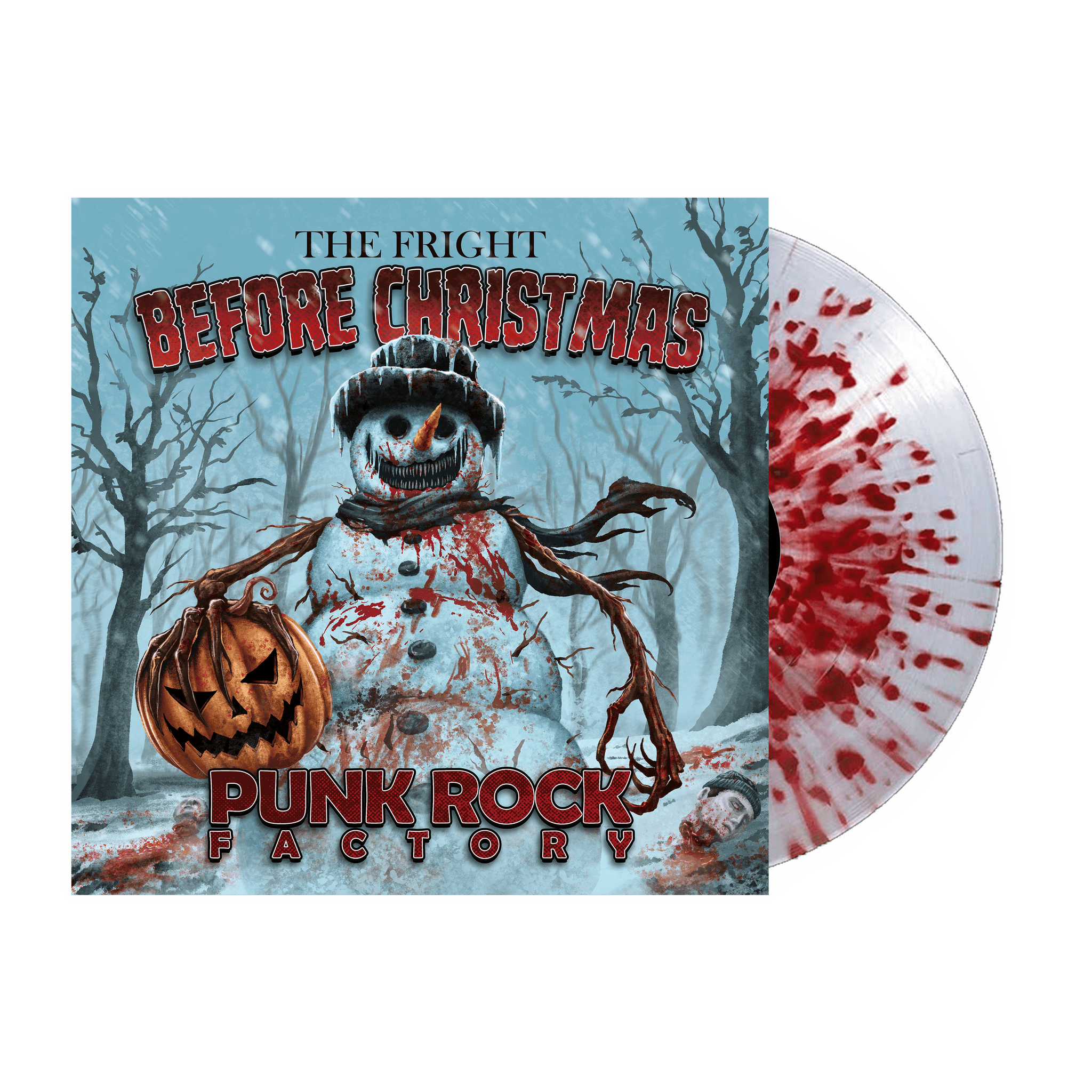 The Fright Before Christmas 12" Vinyl - SIGNED Punk Rock Factory Splatter 