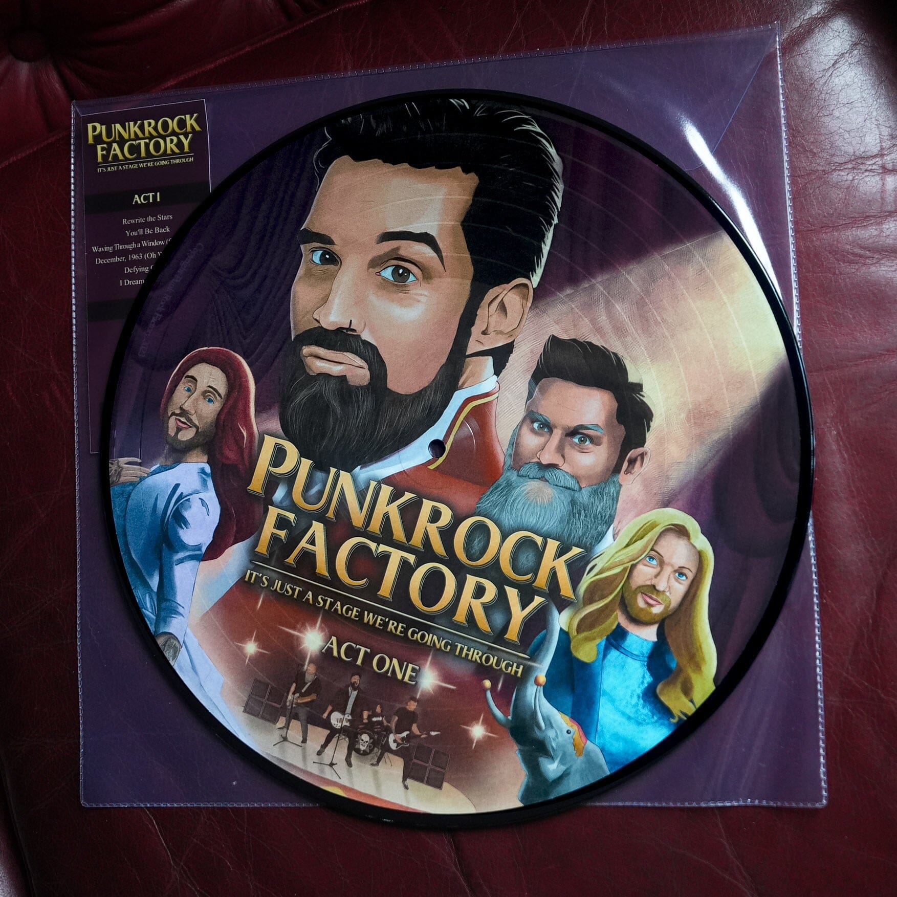 It's Just a Stage We're Going Picture Disc Vinyl Punk Rock Factory 